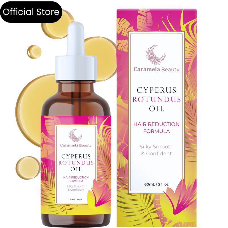 Caramela Beauty Cyperus Rotundus Oil for Natural Hair Reduction - 60ml/2oz
